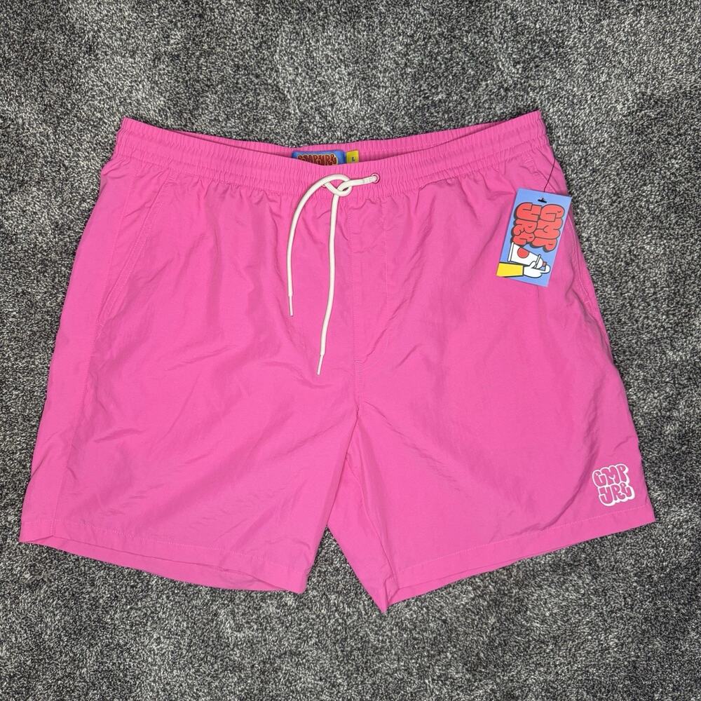 Empyre Graffiti Floater Pink Board Shorts Men Size Large Swim Trunks Zumies NWT